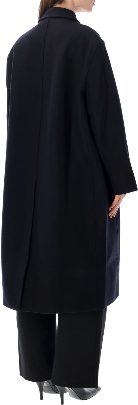 Rounded Overcoat Blu