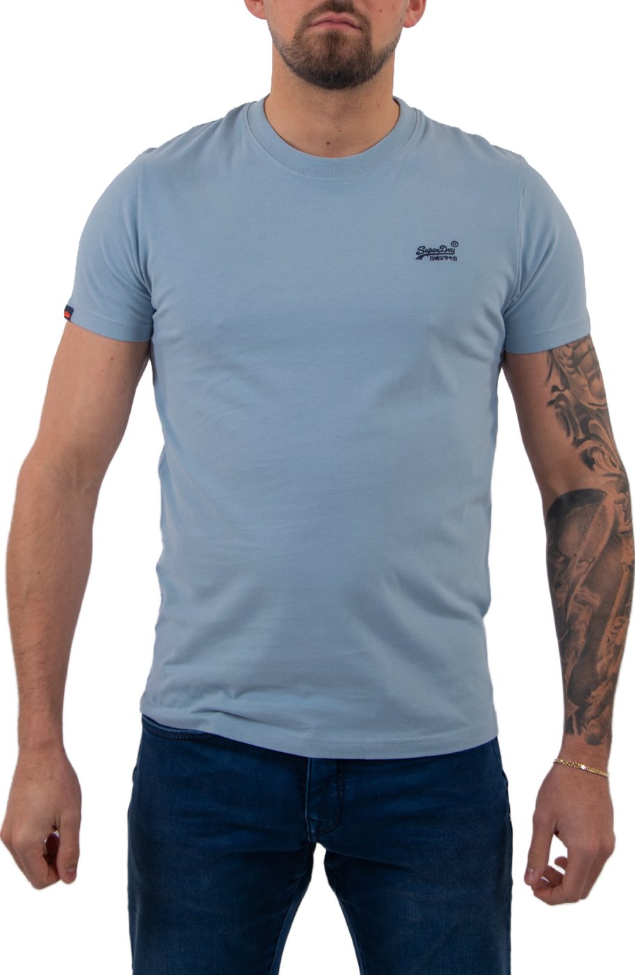 Superdry Essential T-Shirt Van Biologisch Katoen Met Logo