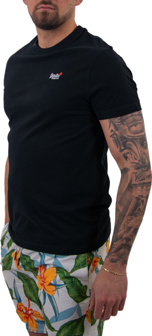 Superdry Essential T-Shirt Met Borduursel