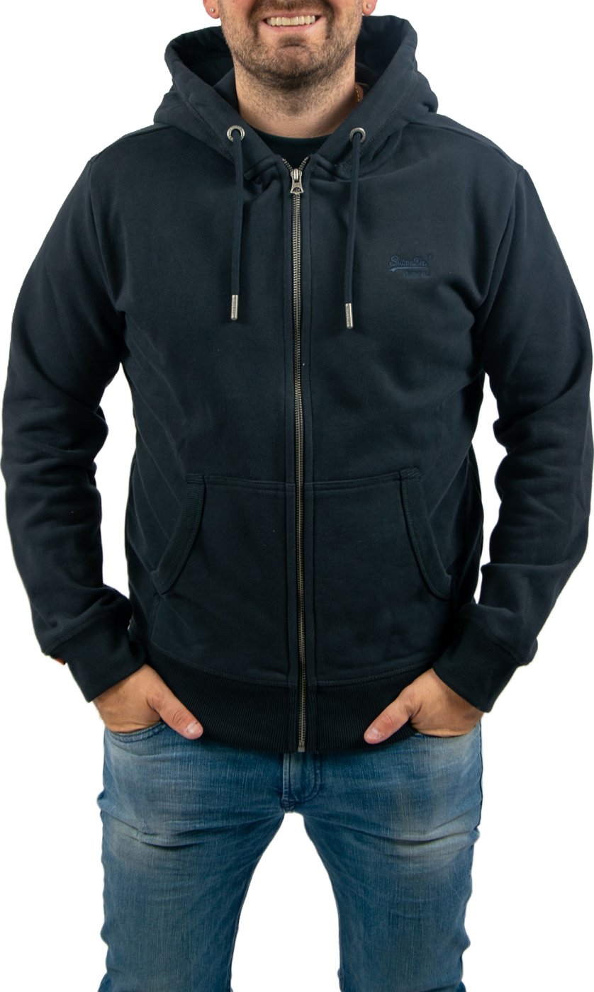 Superdry Essential Logo Half Brushed Zip Hoodie