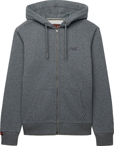 Superdry Essential Logo Half Brushed Zip Hoodie