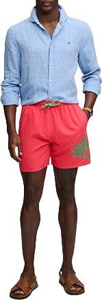 Superdry Printed Logo 16 Swim Short