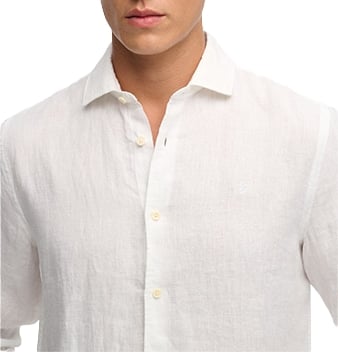 Superdry Riviera Linnen Overjemd Met Lange Mouw