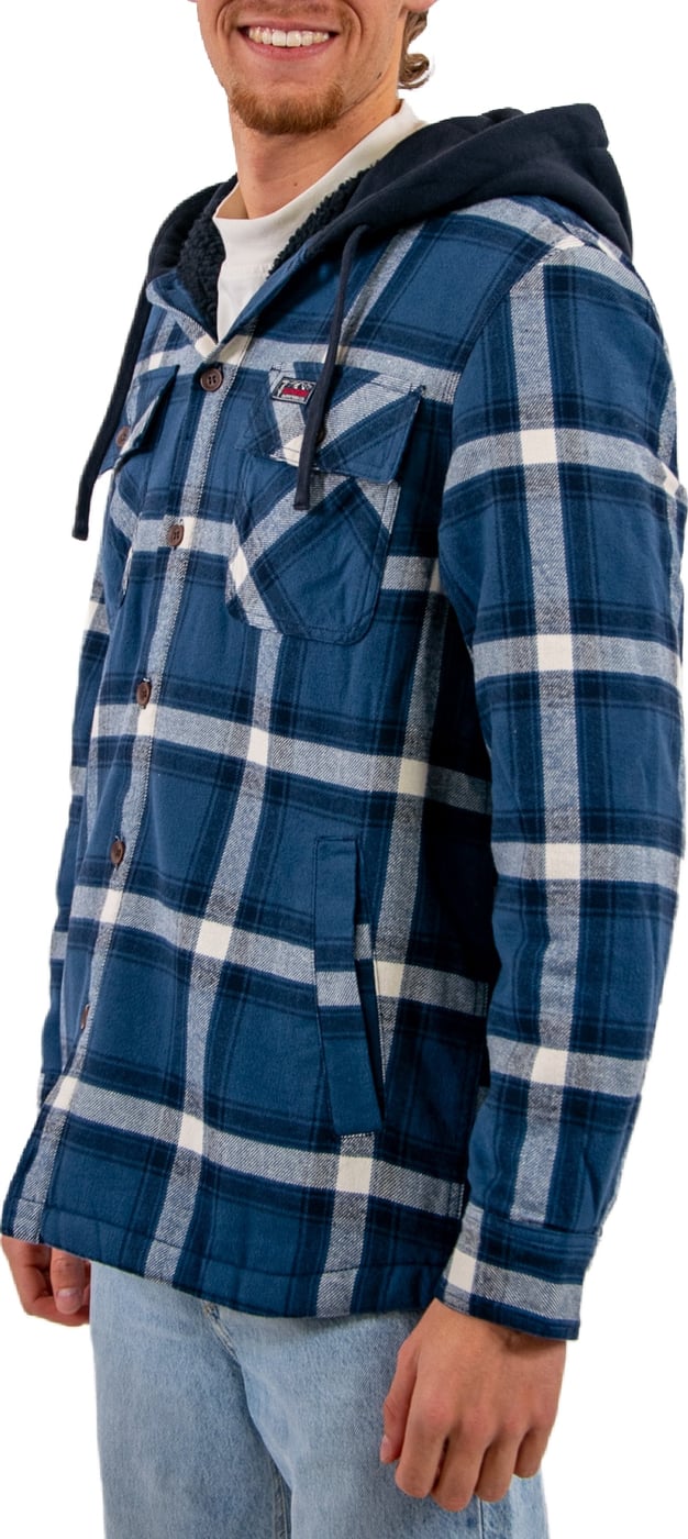 Superdry Borg Lined Hooded Overshirt