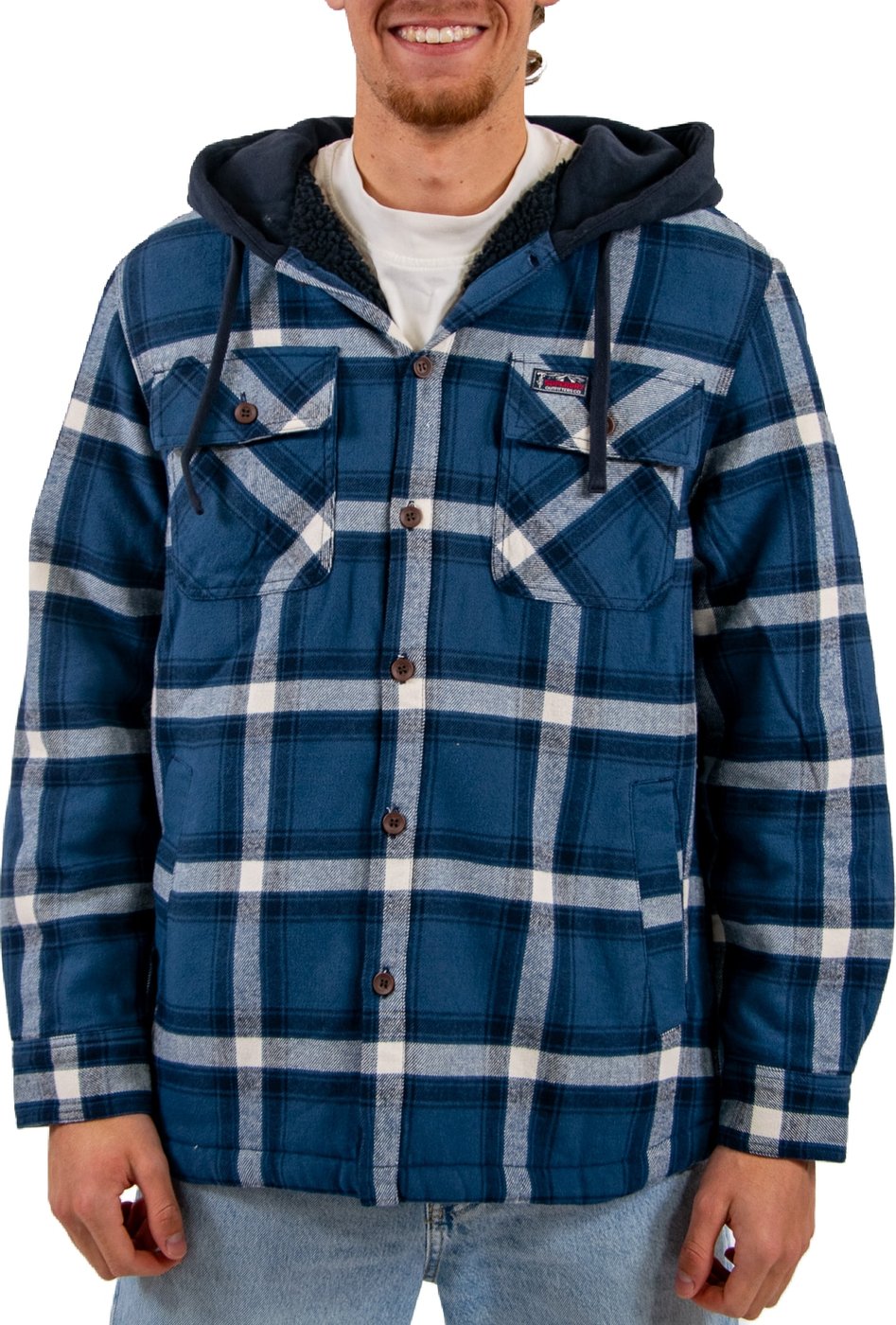 Superdry Borg Lined Hooded Overshirt