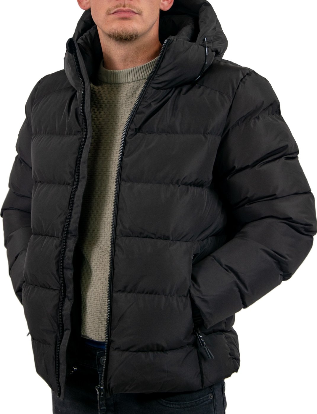 Superdry Hooded Sports Puffer Jacket