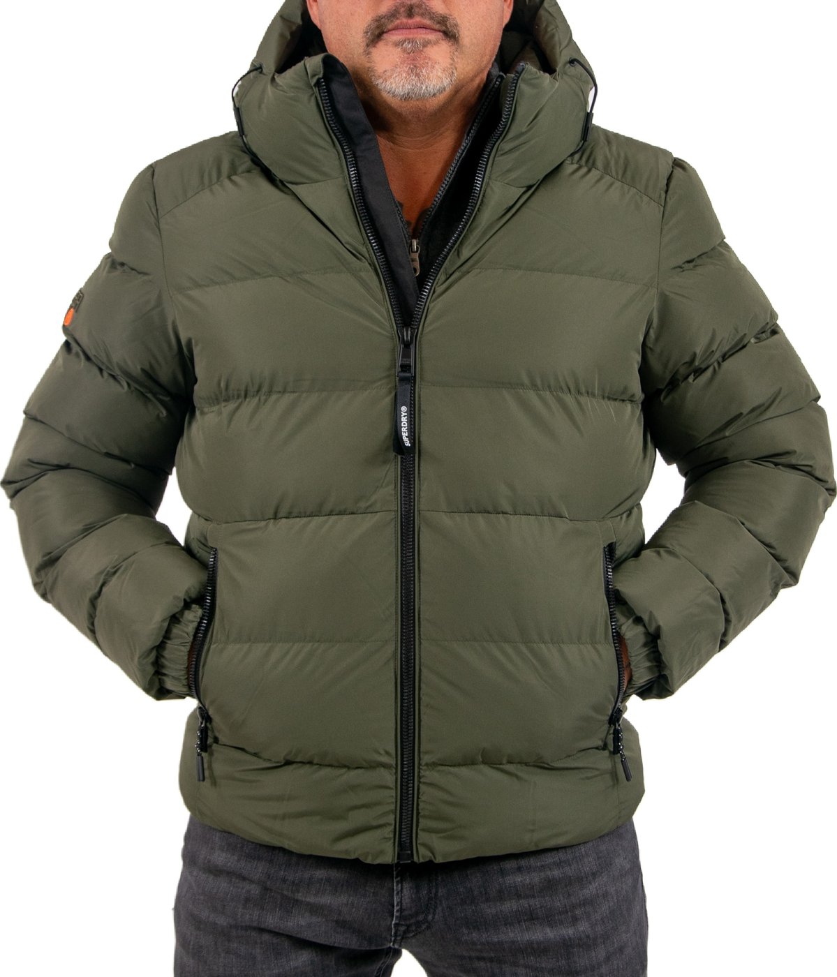 Superdry Hooded Sports Puffer Jacket