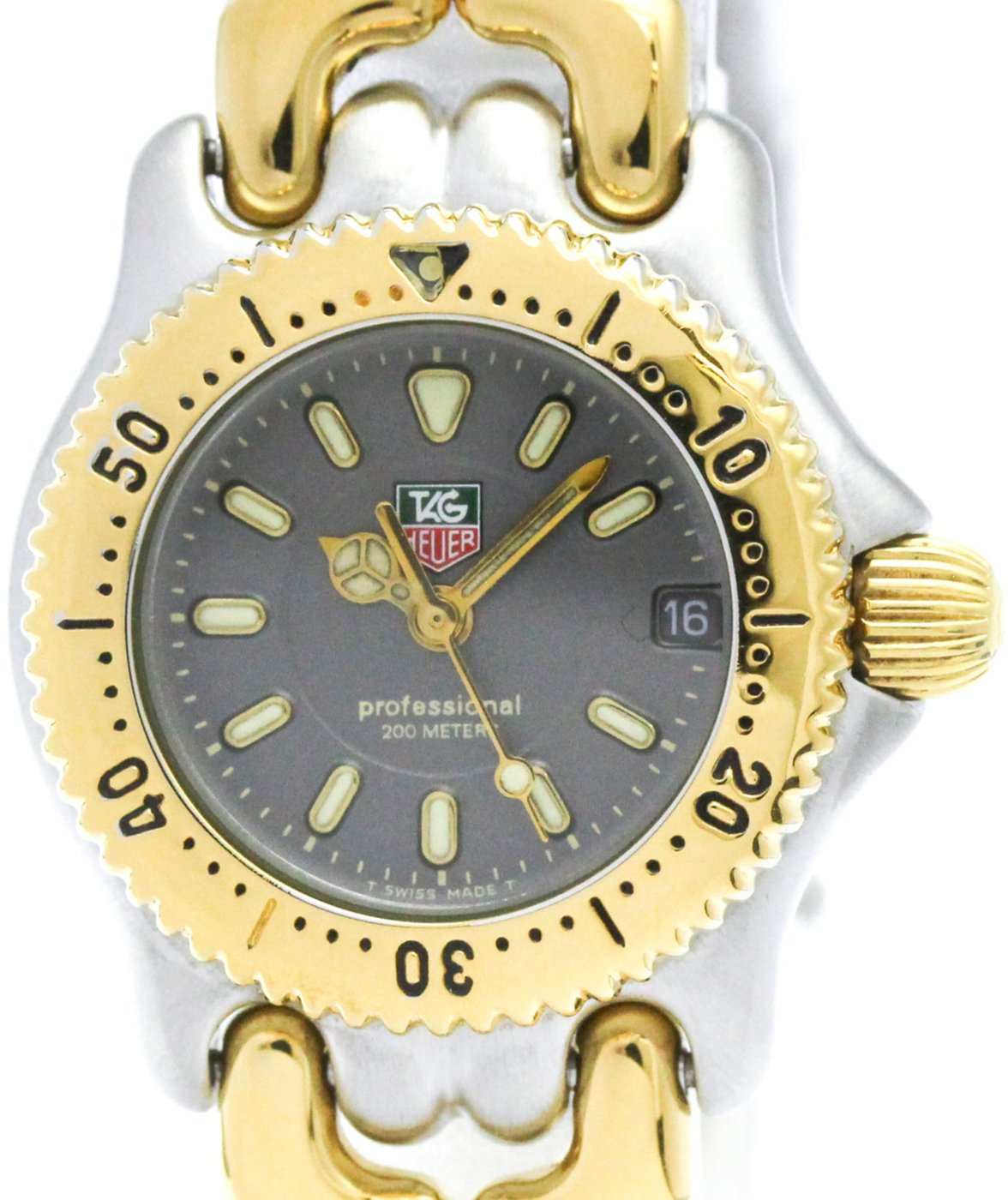Tag Heuer Sel Professional 200M Quartz Stainless Steel and Gold Plated 24