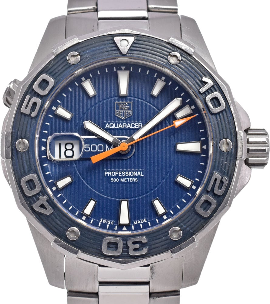 Tag Heuer Aquaracer 500M Chronograph Quartz Stainless Steel 44