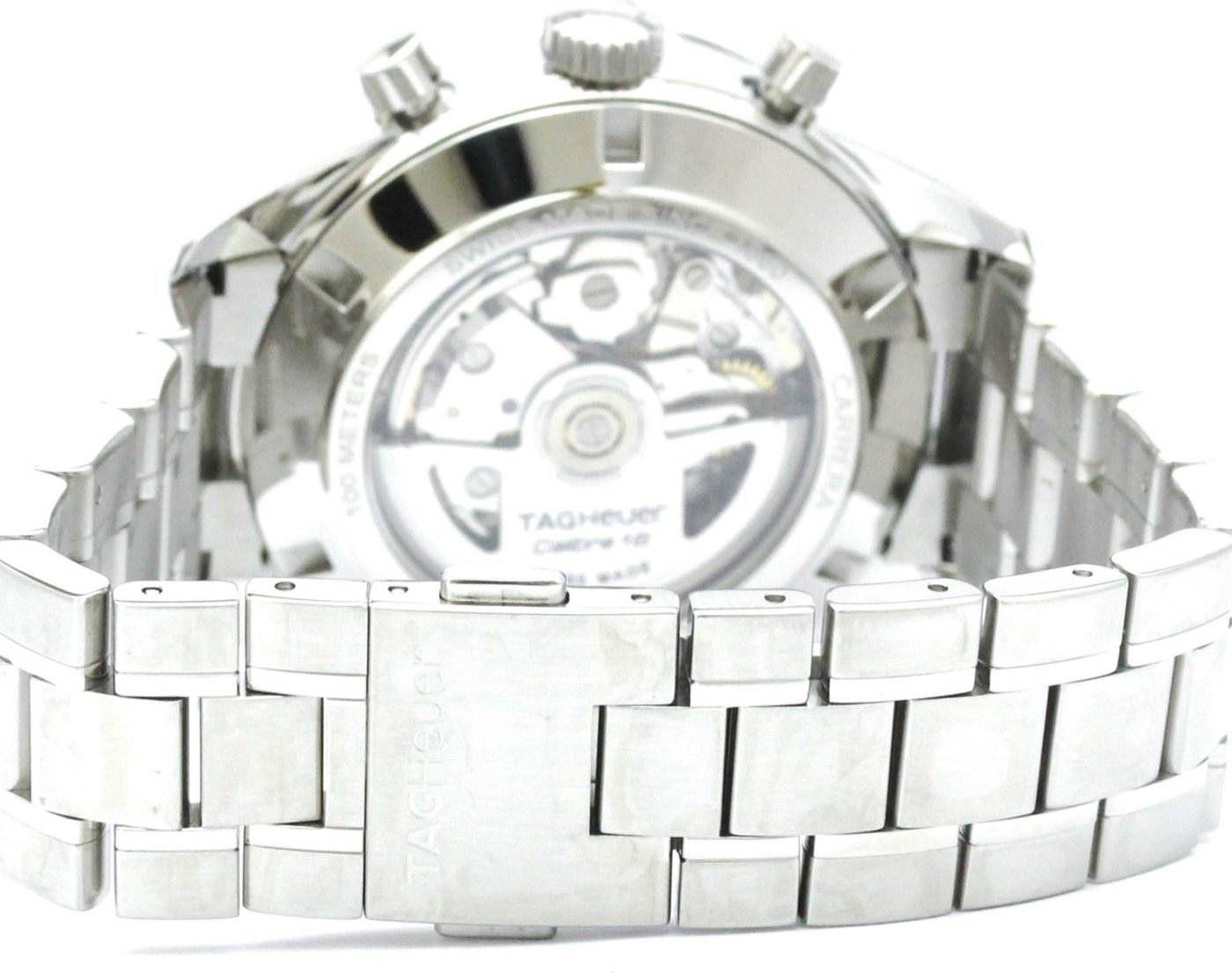 Tag Heuer Carrera Calibre 16 Heritage Chronograph Automatic Watch Stainless Steel 41 None