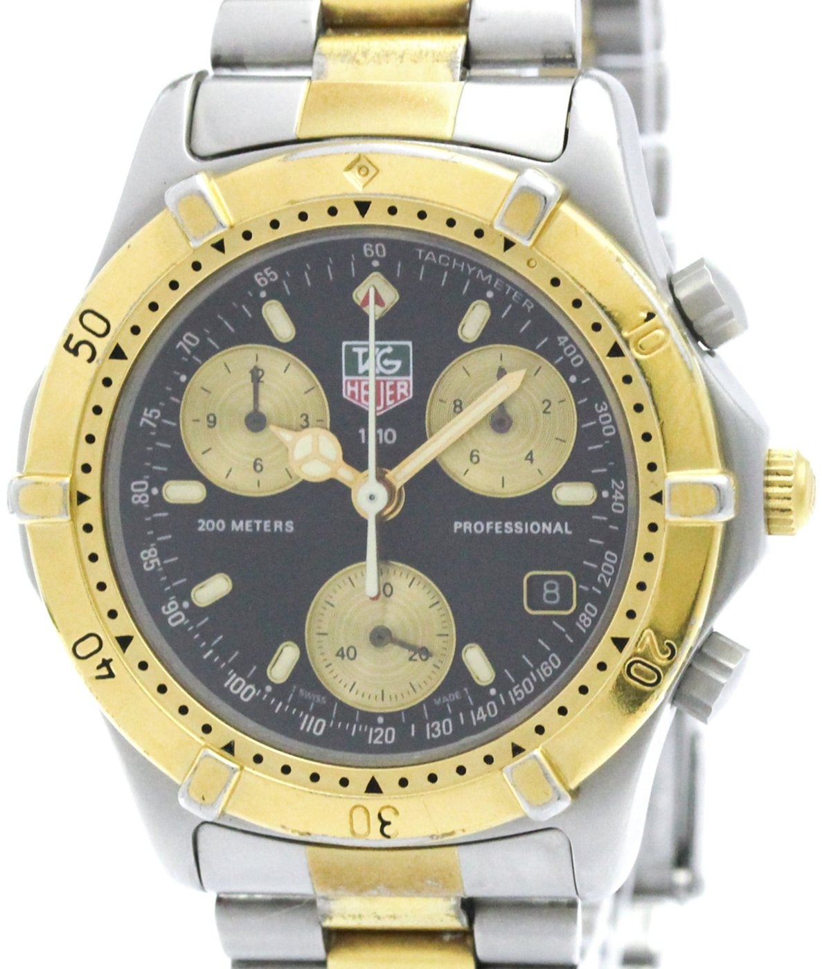 Tag Heuer Sel Professional 200M Quartz Stainless Steel and Gold Plated 38
