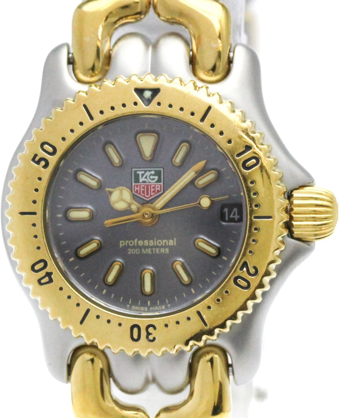 Tag Heuer Sel Professional 200M Quartz Stainless Steel and Gold Plated 24