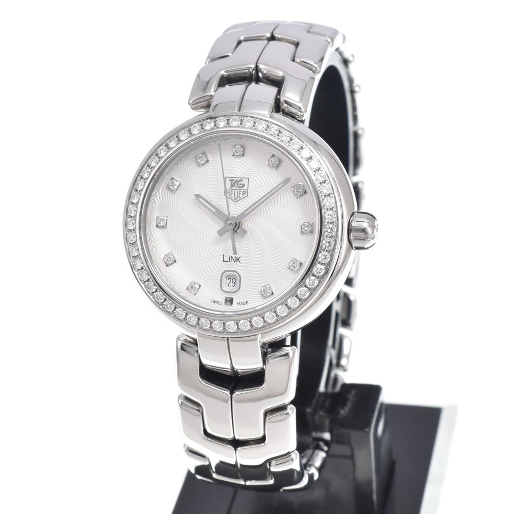 Tag Heuer Link Quartz Stainless Steel with Diamond Bezel and Markers 29