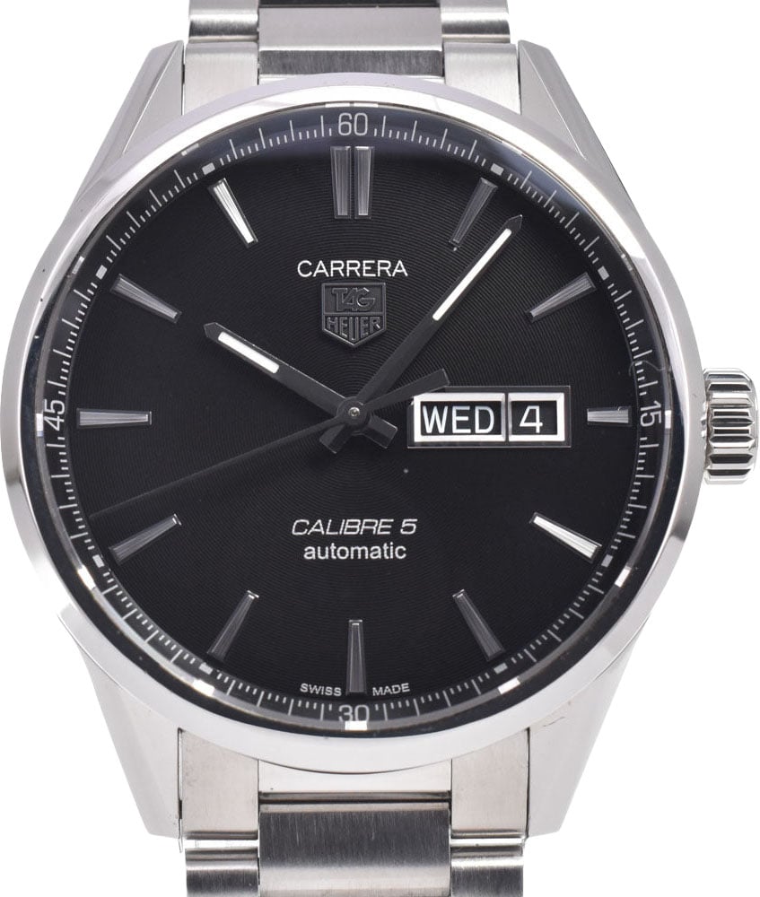 Tag Heuer Carrera Calibre 5 Day-Date Automatic Stainless Steel 41