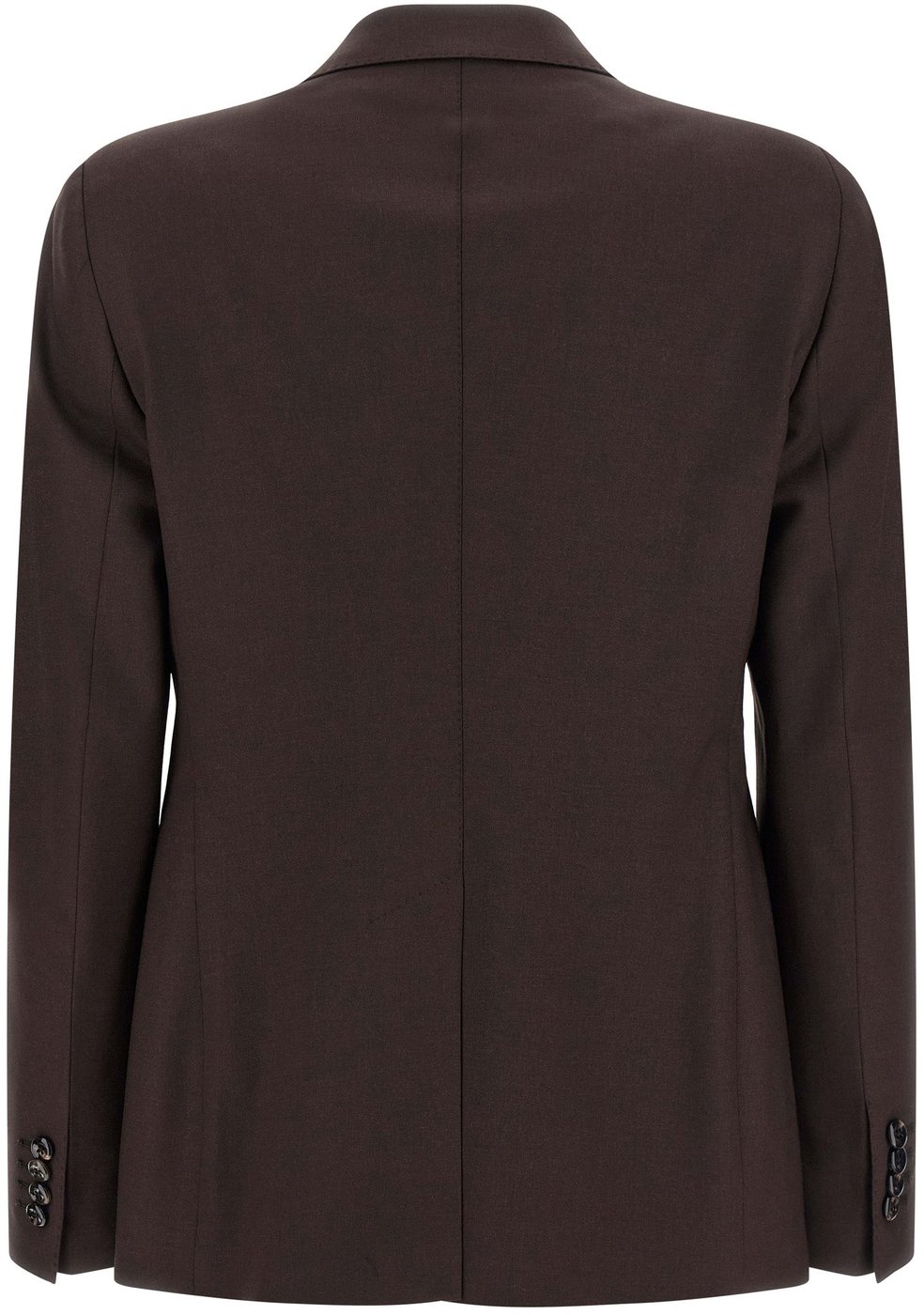 Tagliatore Brown Virgin Wool Blazer