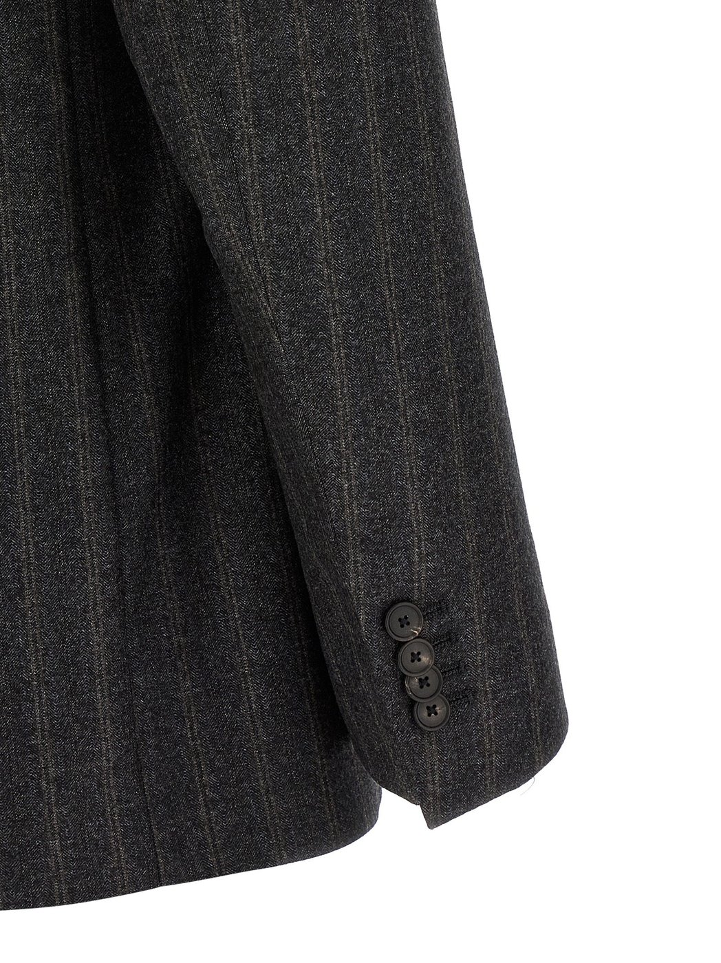 Tagliatore Gray Virgin Wool Two-Piece Suit