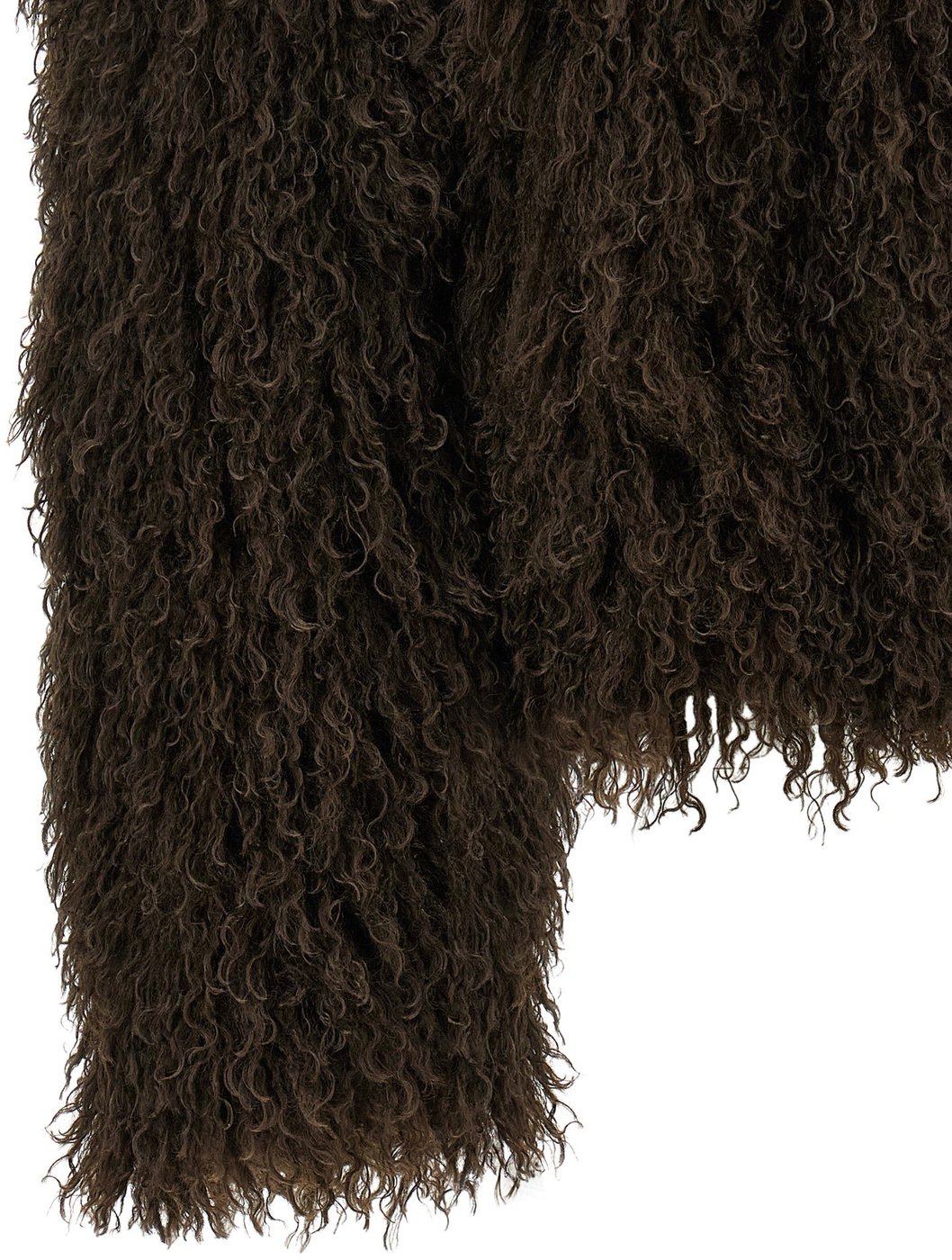 Tagliatore Brown Polyester Full-Length Jacket
