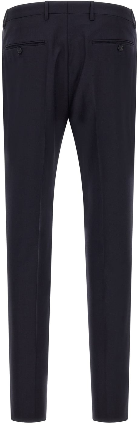 Tagliatore Blue Virgin Wool Two-Piece Suit
