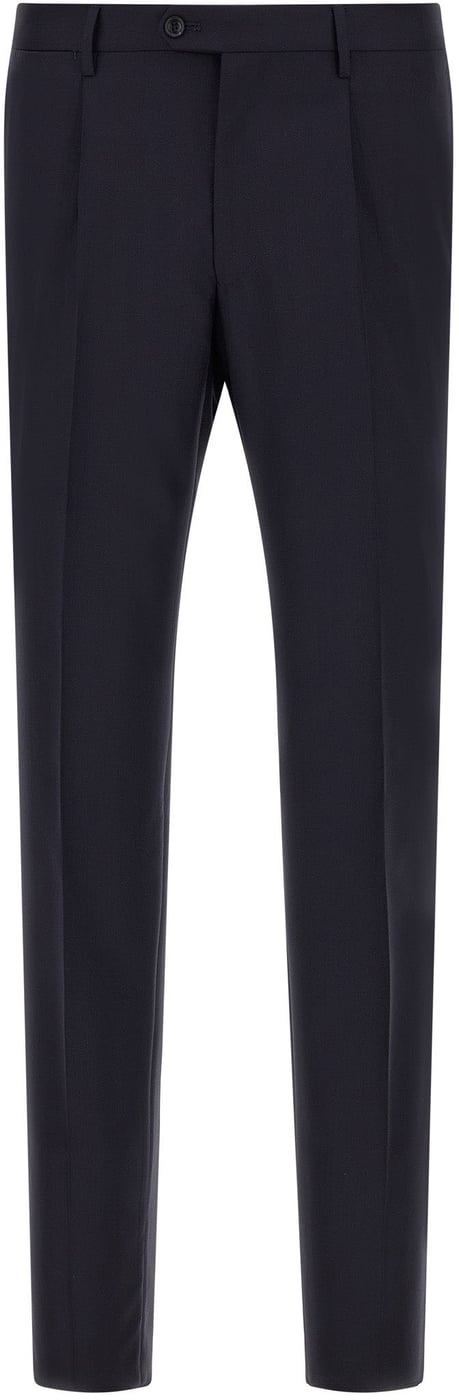 Tagliatore Blue Virgin Wool Two-Piece Suit