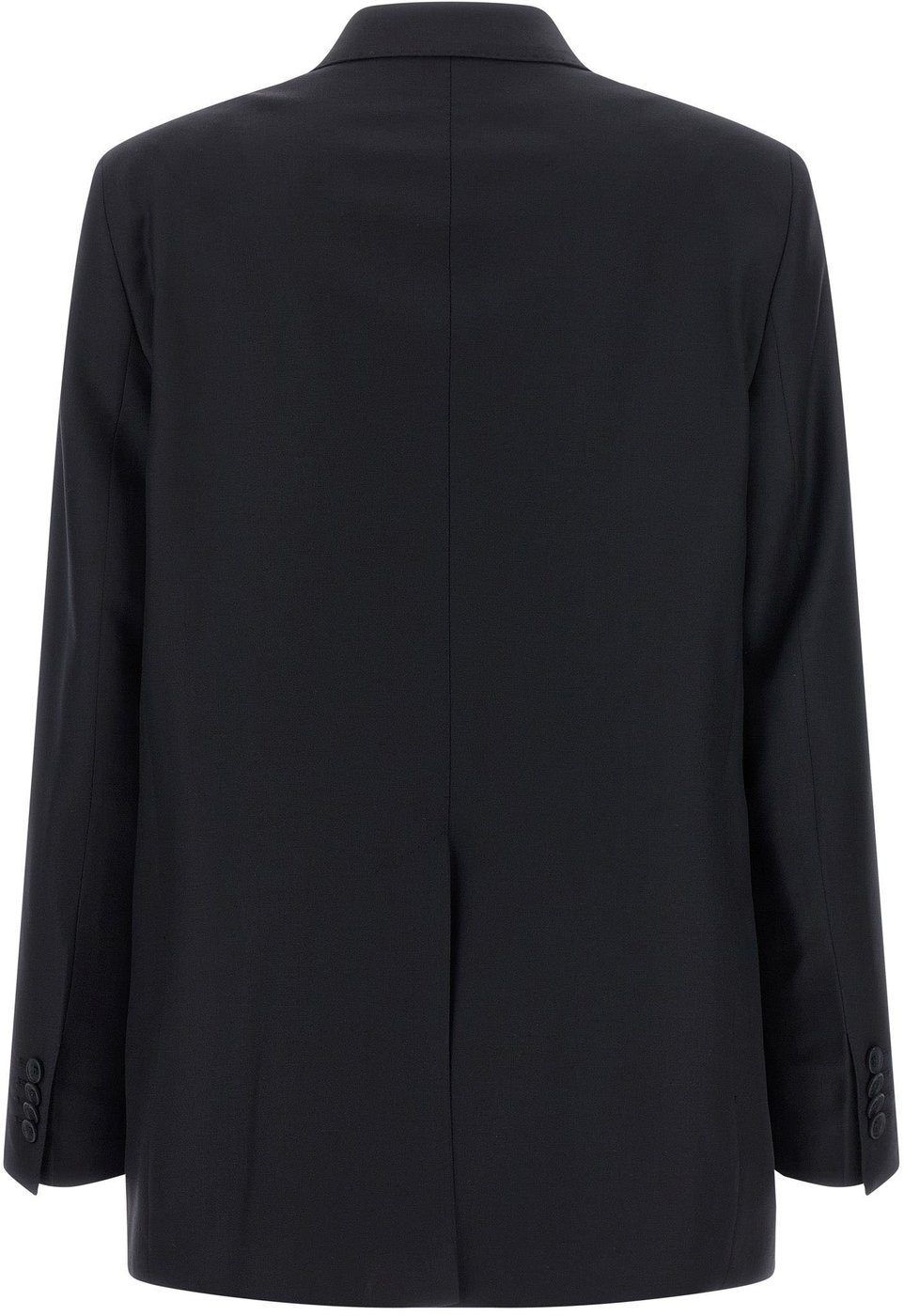 Tagliatore Black Virgin Wool Two-Piece Suit