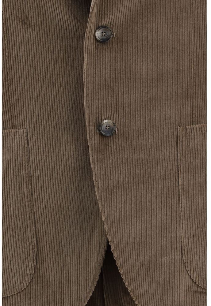 Tagliatore Brown Cotton Two-Piece Suit