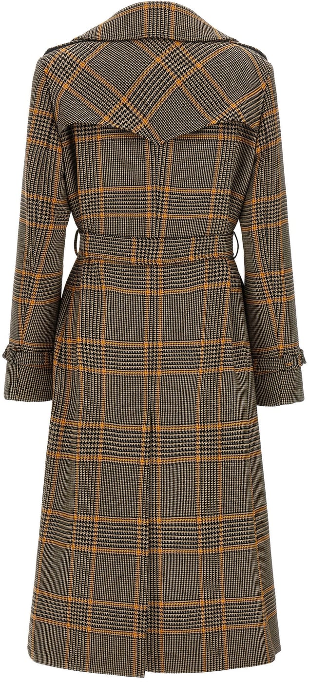 Tagliatore Brown Virgin Wool Coat