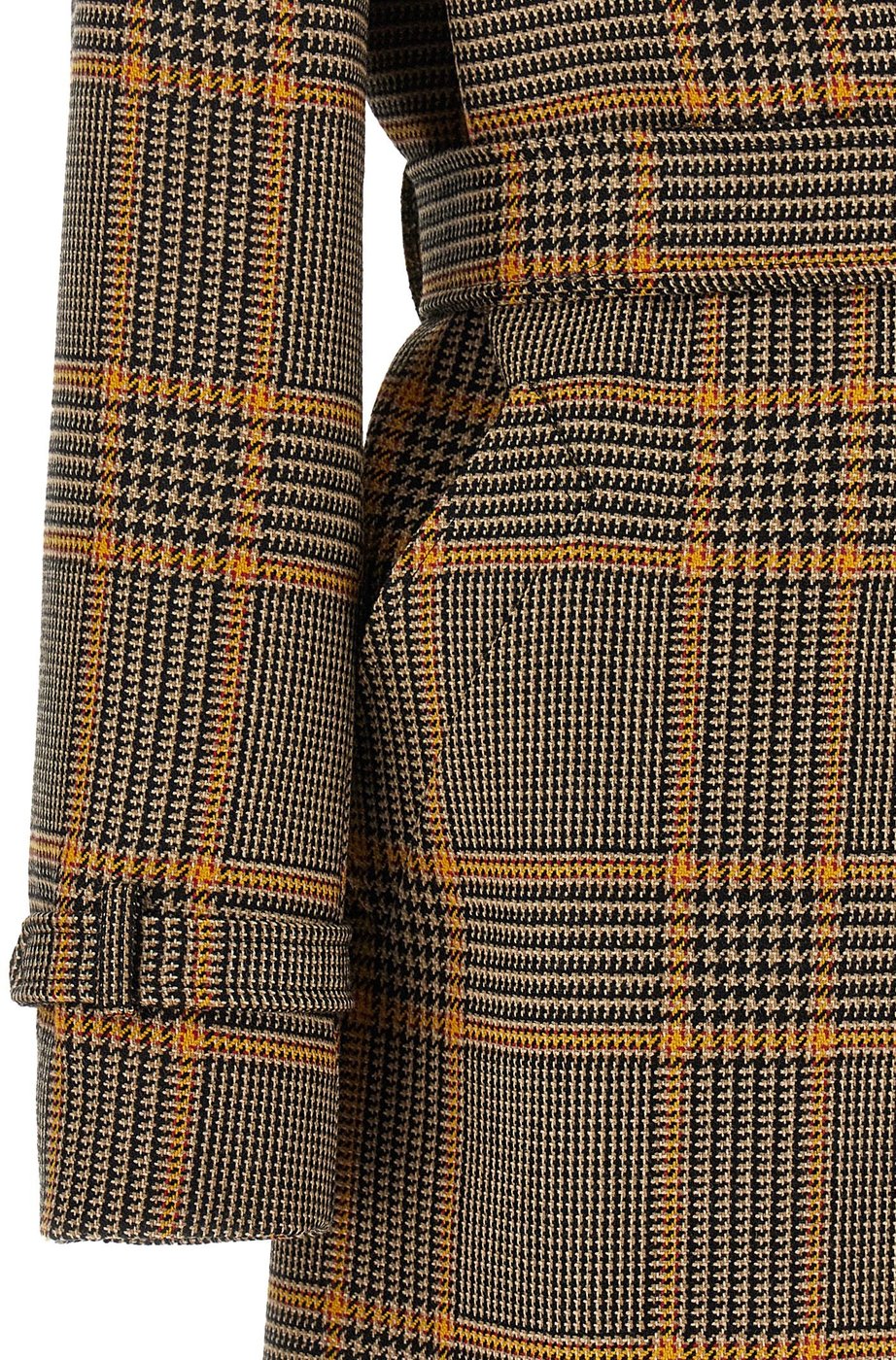 Tagliatore Brown Virgin Wool Coat