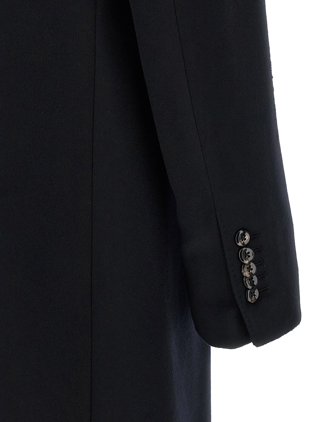 Tagliatore Blue Virgin Wool Coat
