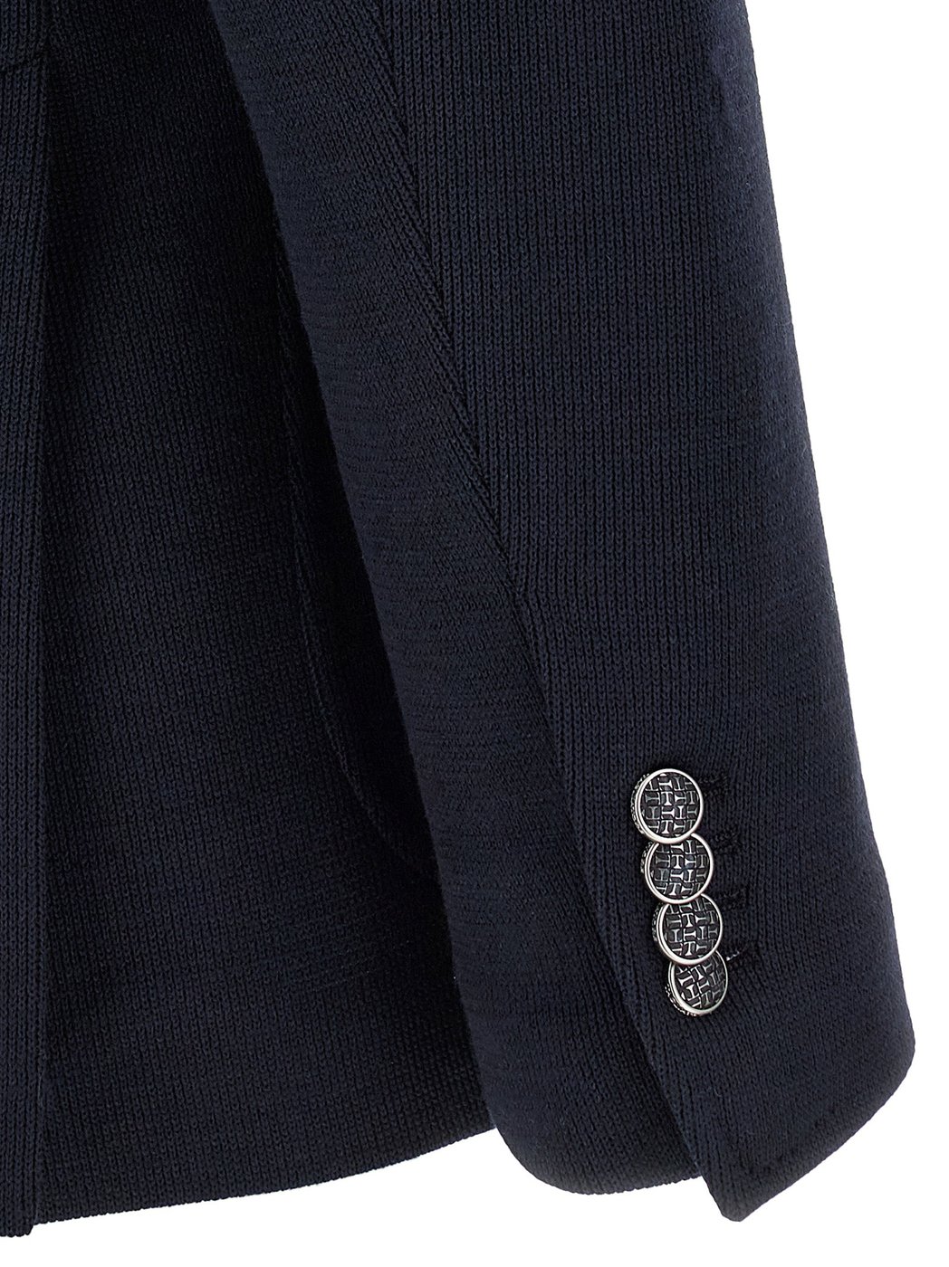 Tagliatore Blue Polyester Blazer