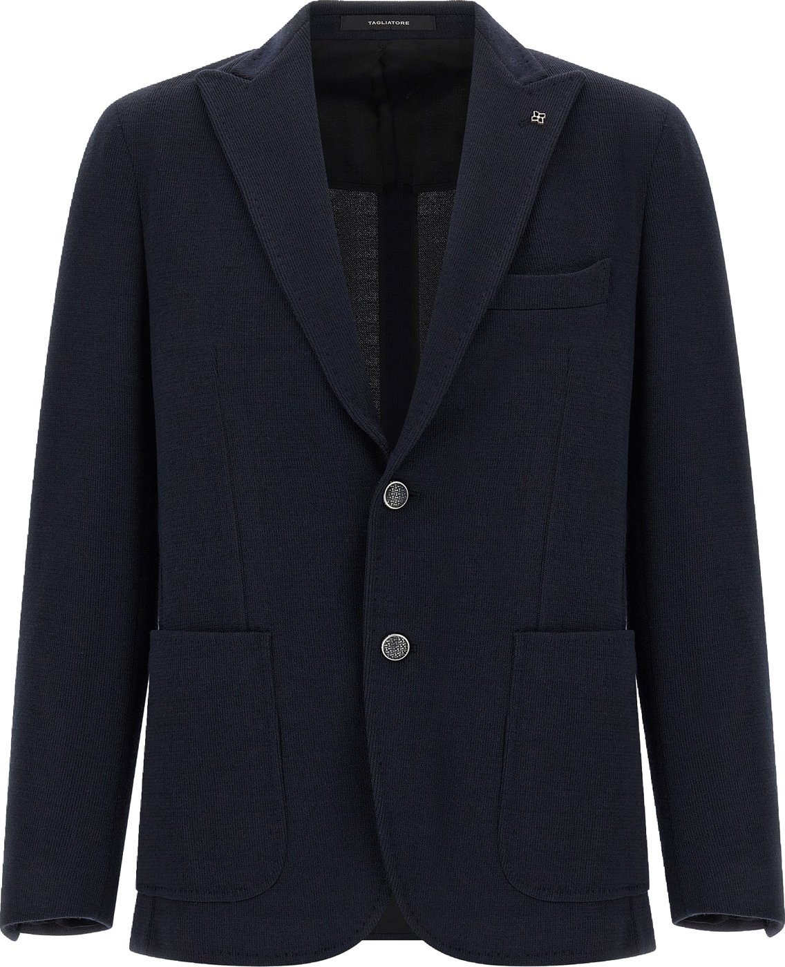 Tagliatore Blue Polyester Blazer