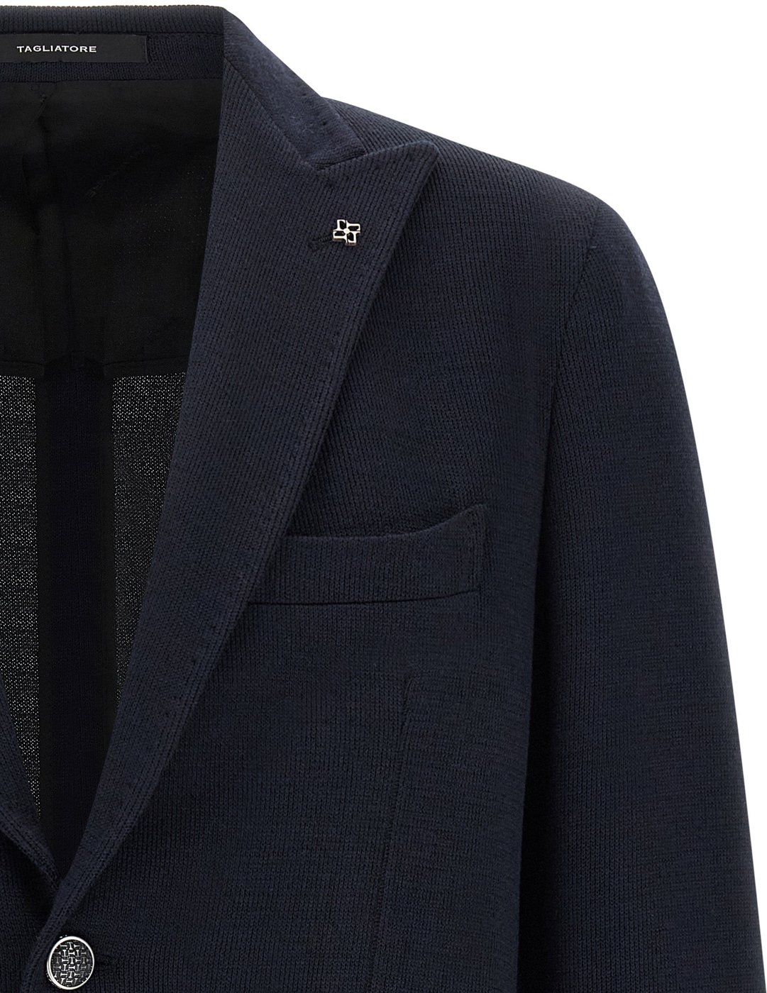 Tagliatore Blue Polyester Blazer