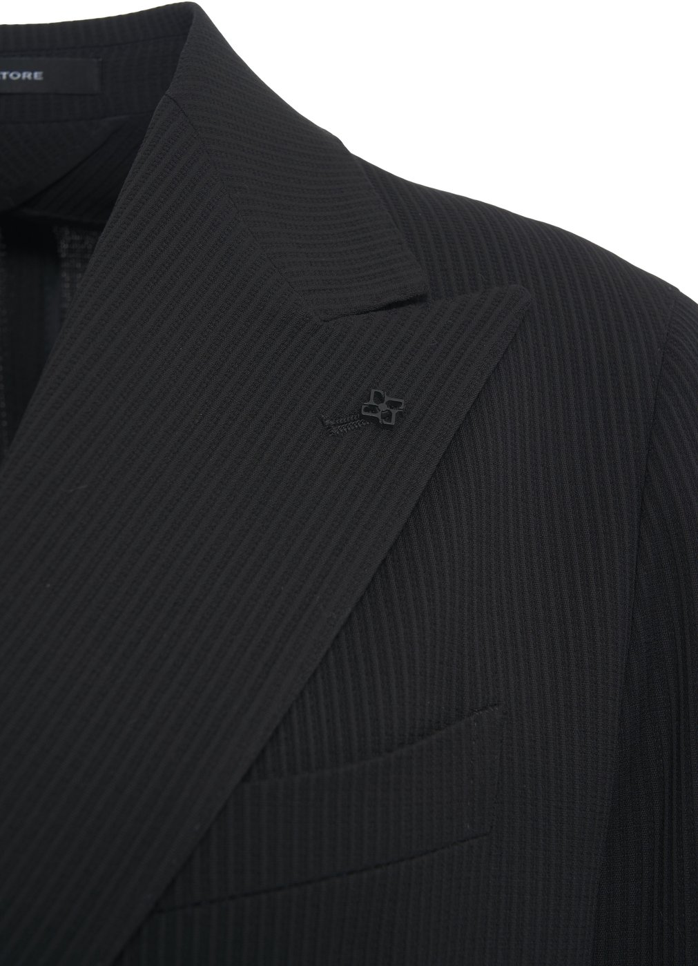 Double-breasted wool blazer
