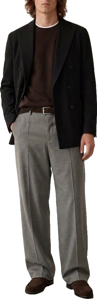 Double-breasted wool blazer