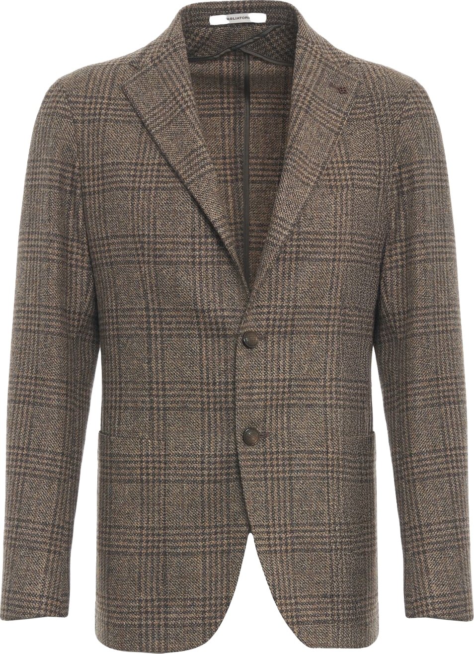 Blazer with checked pattern