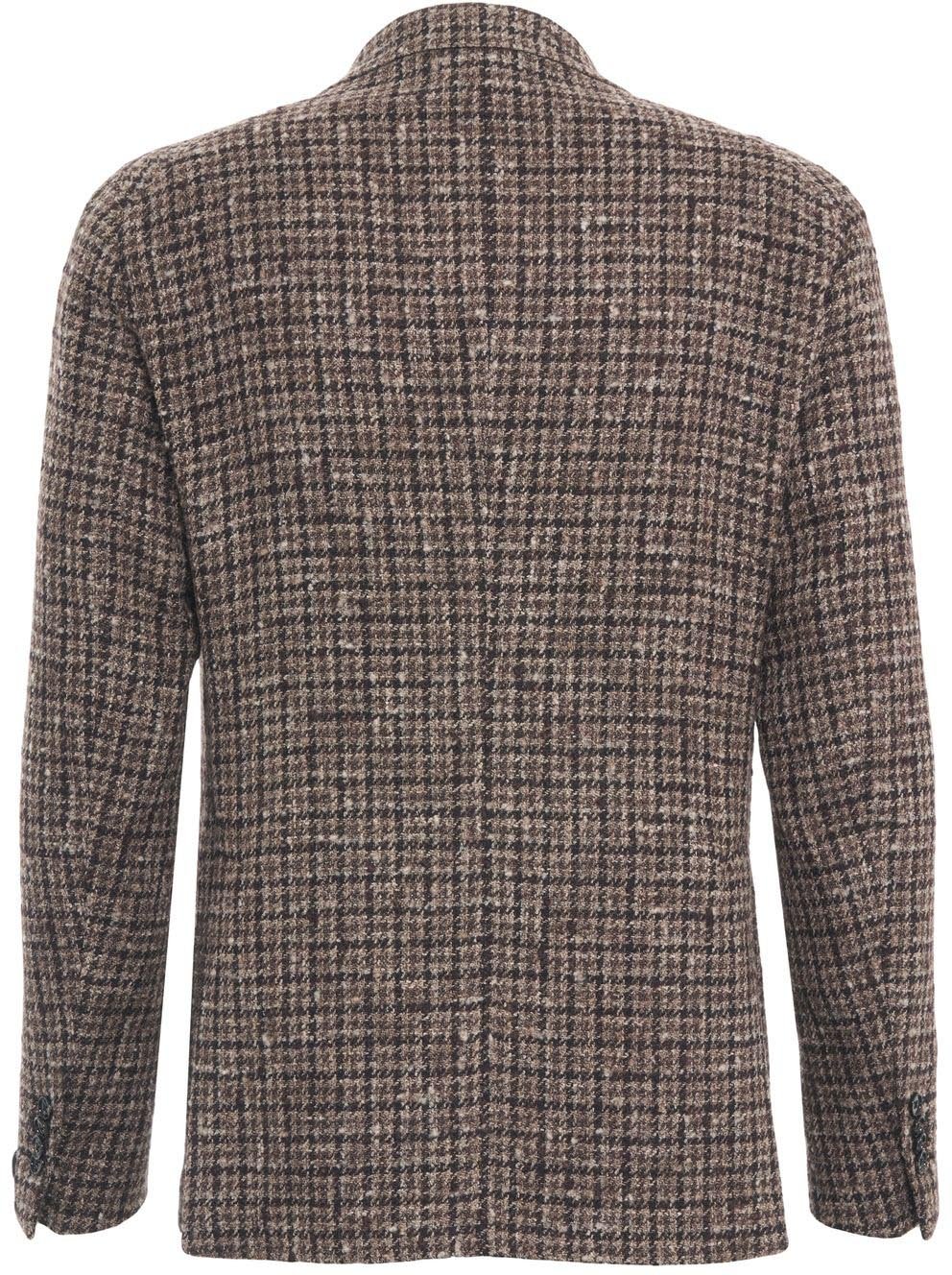 Check pattern blazer