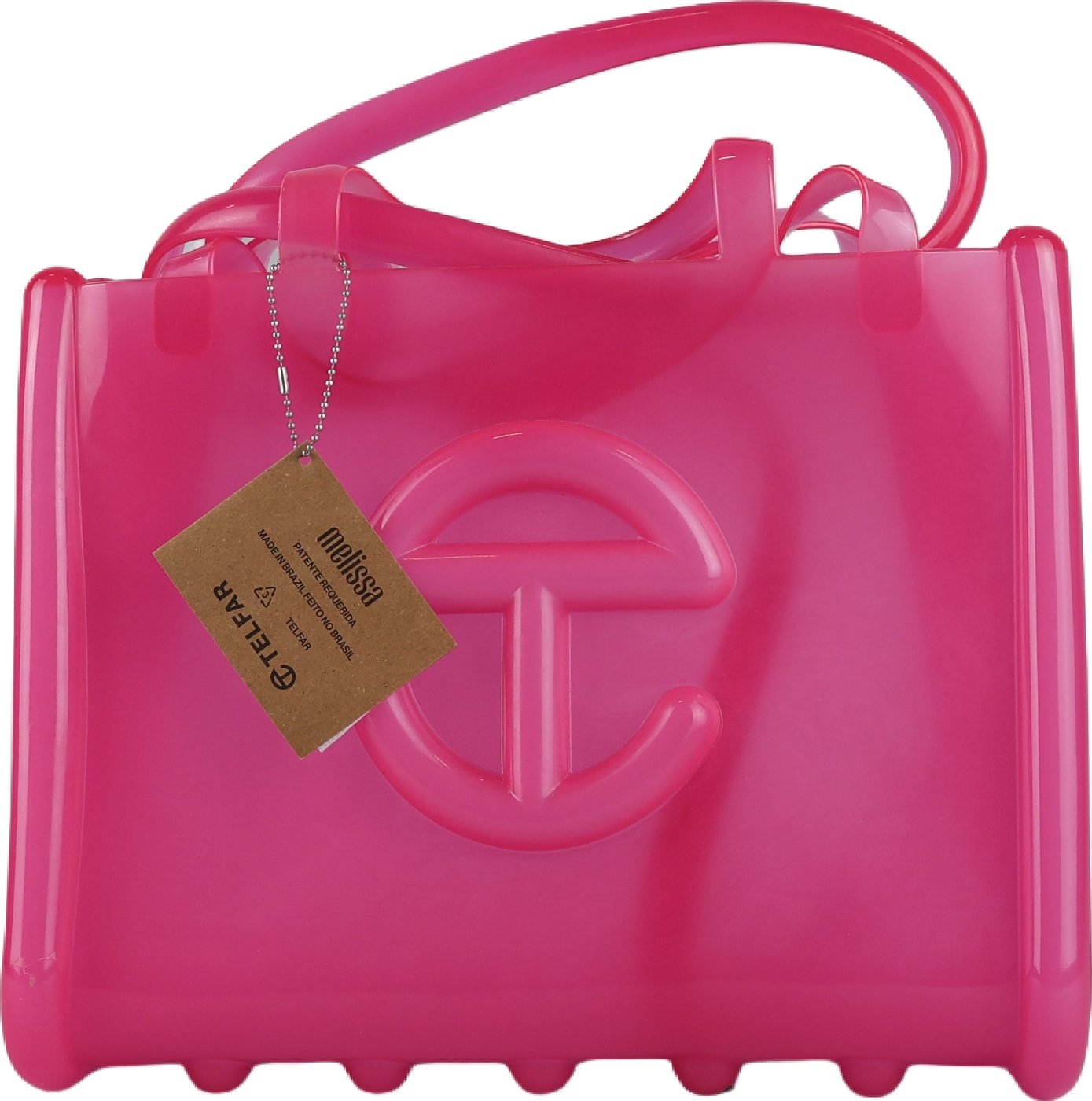 Telfar x Melissa Medium Jelly Shopper Clear Pink (ARCHIEF)