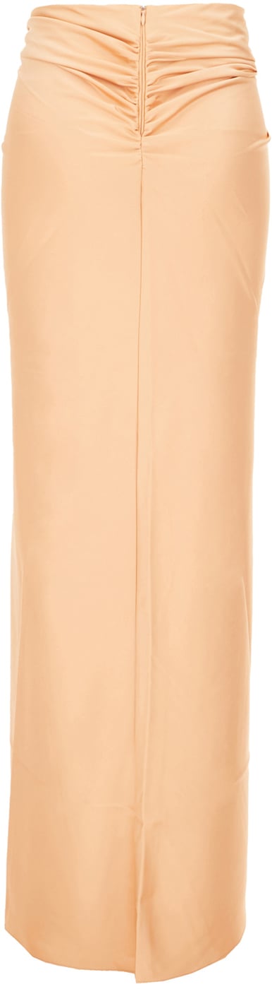 The Andamane Peach polyester skirt