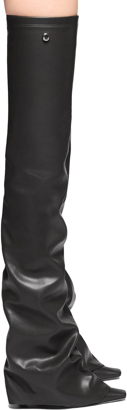 Thigh High Boots Black