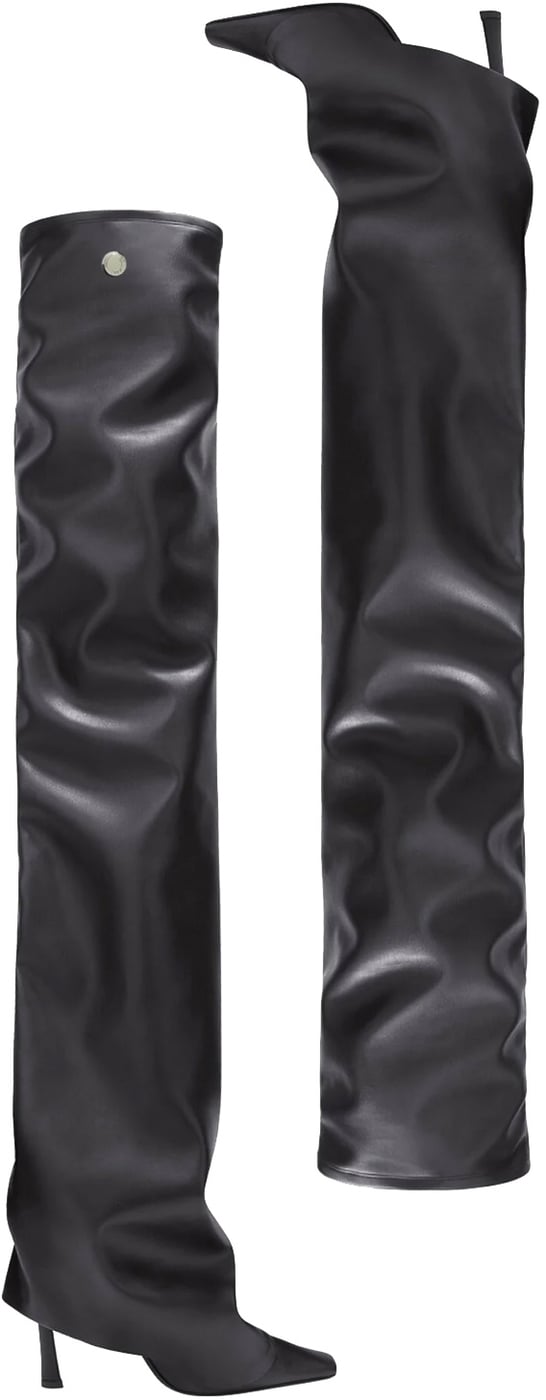 Thigh High Boots Black
