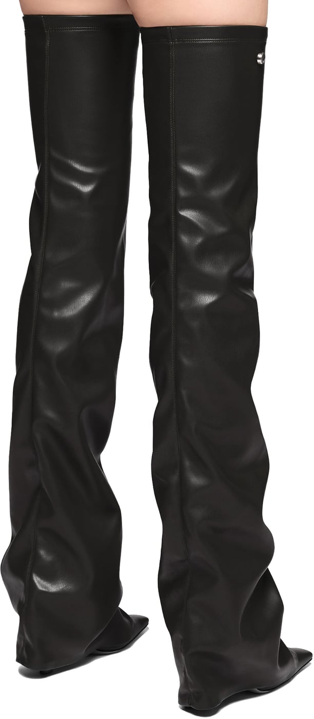 Thigh High Boots Black