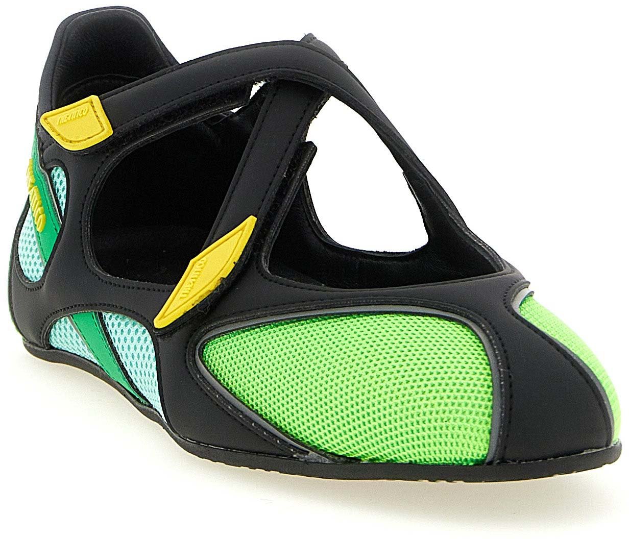 The Attico Bicolor Polyethylene Ballet Flats
