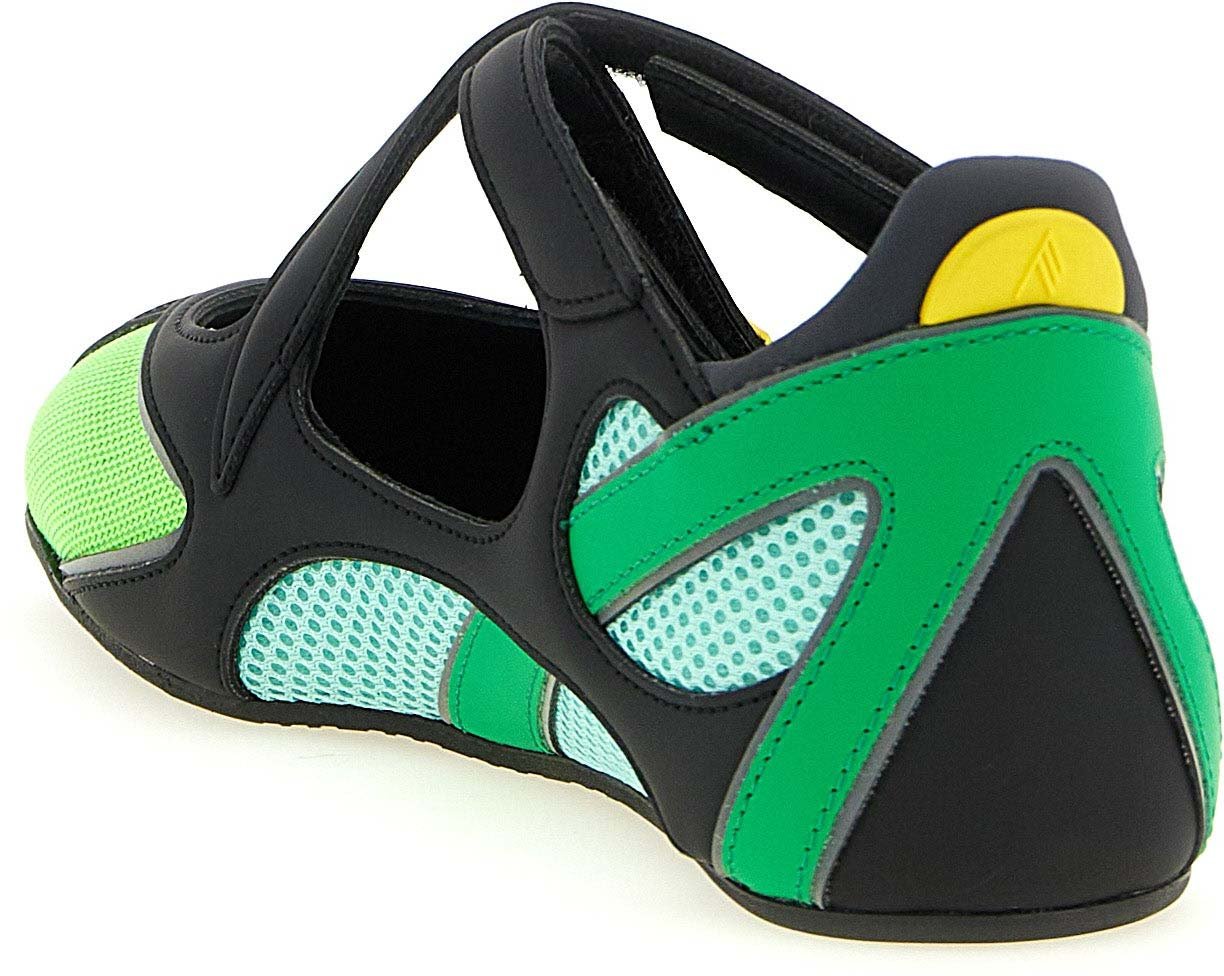 The Attico Bicolor Polyethylene Ballet Flats