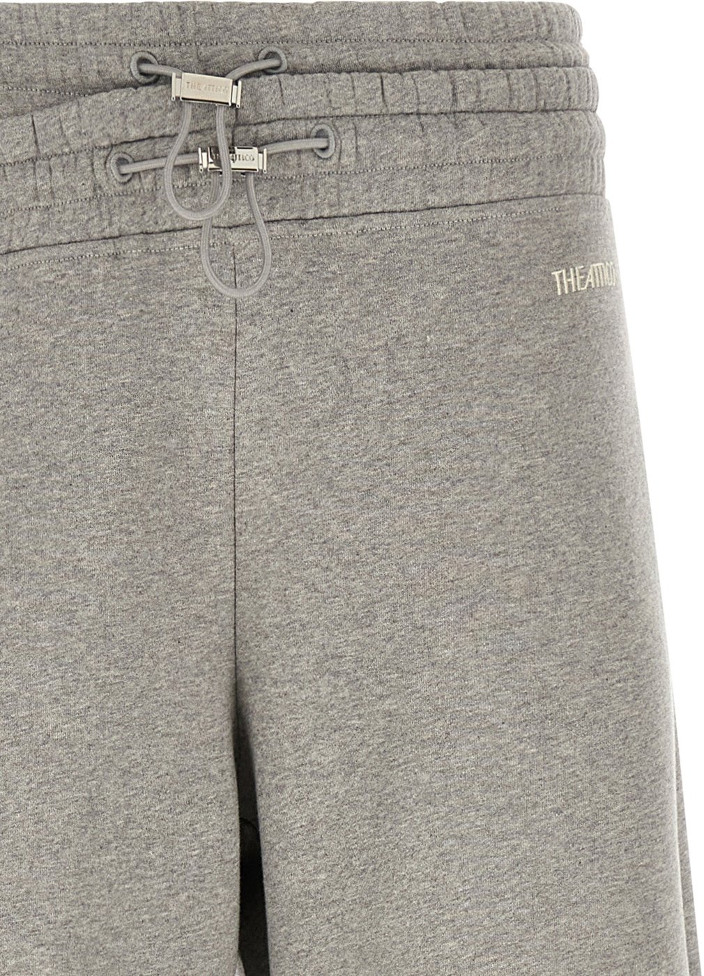 The Attico Gray Cotton Casual Pants