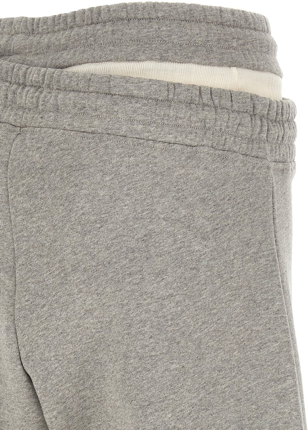 The Attico Gray Cotton Casual Pants