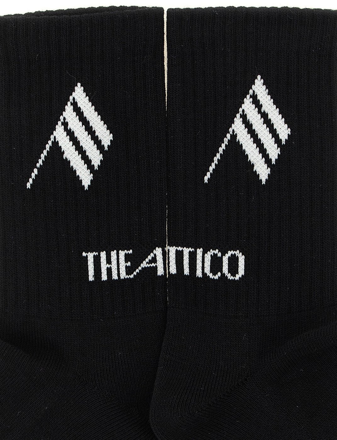 The Attico Bicolor Cotton Socks