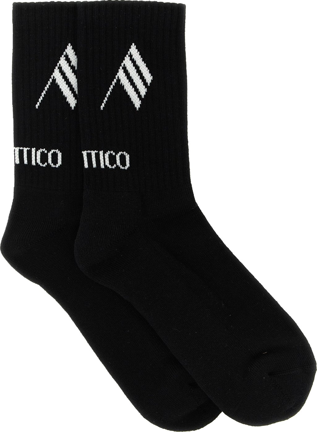 The Attico Logo Intarsia Socks