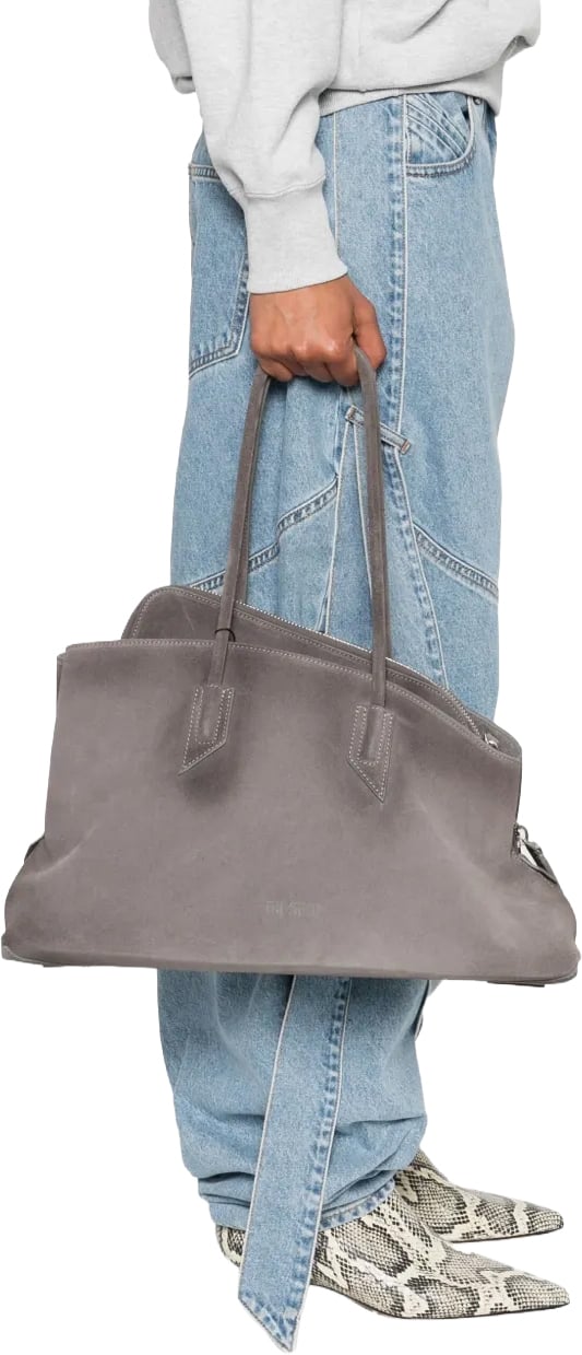 La Passeggiata Medium Top Handle Dark Grey