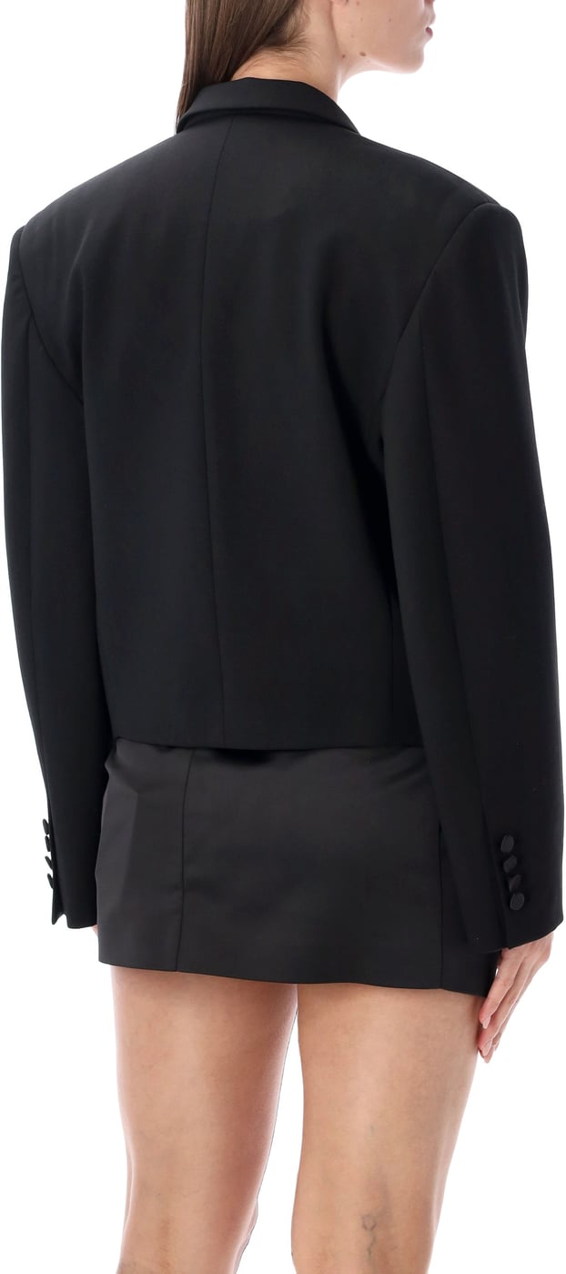 Embroidered Blazer Nero