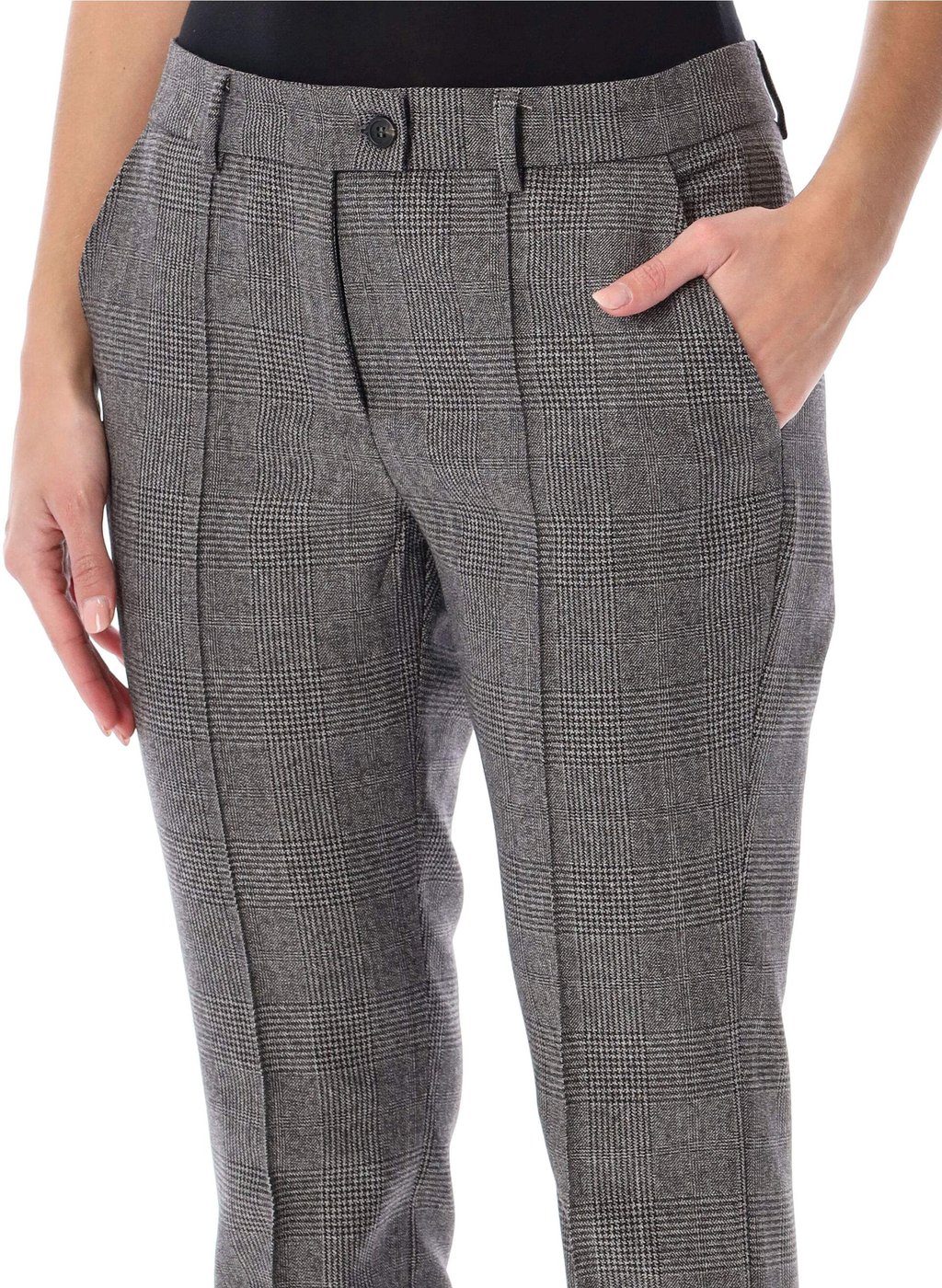 Pant Prince Of Wales Pant Grigio