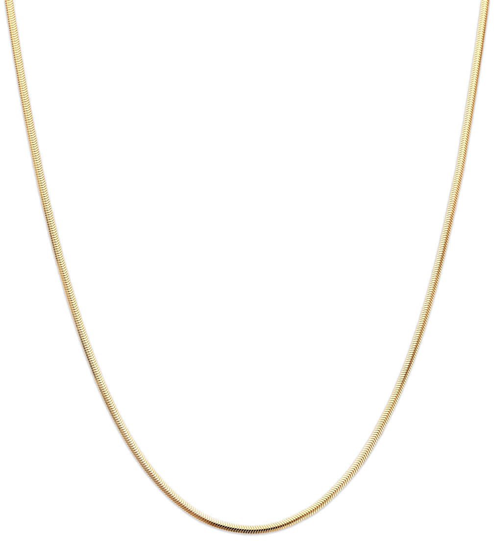 THOB Collier 40.36967 14k Geelgoud Slang Plat (Bol)2.2mm 42cm